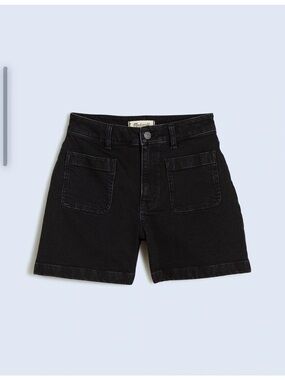 Madewell Black Denim Jean Shorts